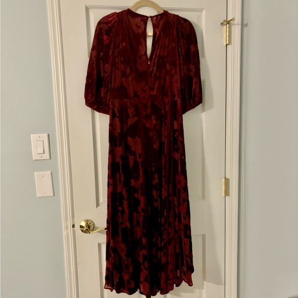 Calvin Klein Burgundy Dress - Picture 3 of 4